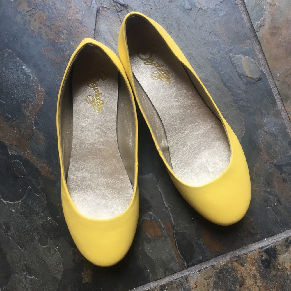 Seychelles: Yellow, Bright Ballet Flats